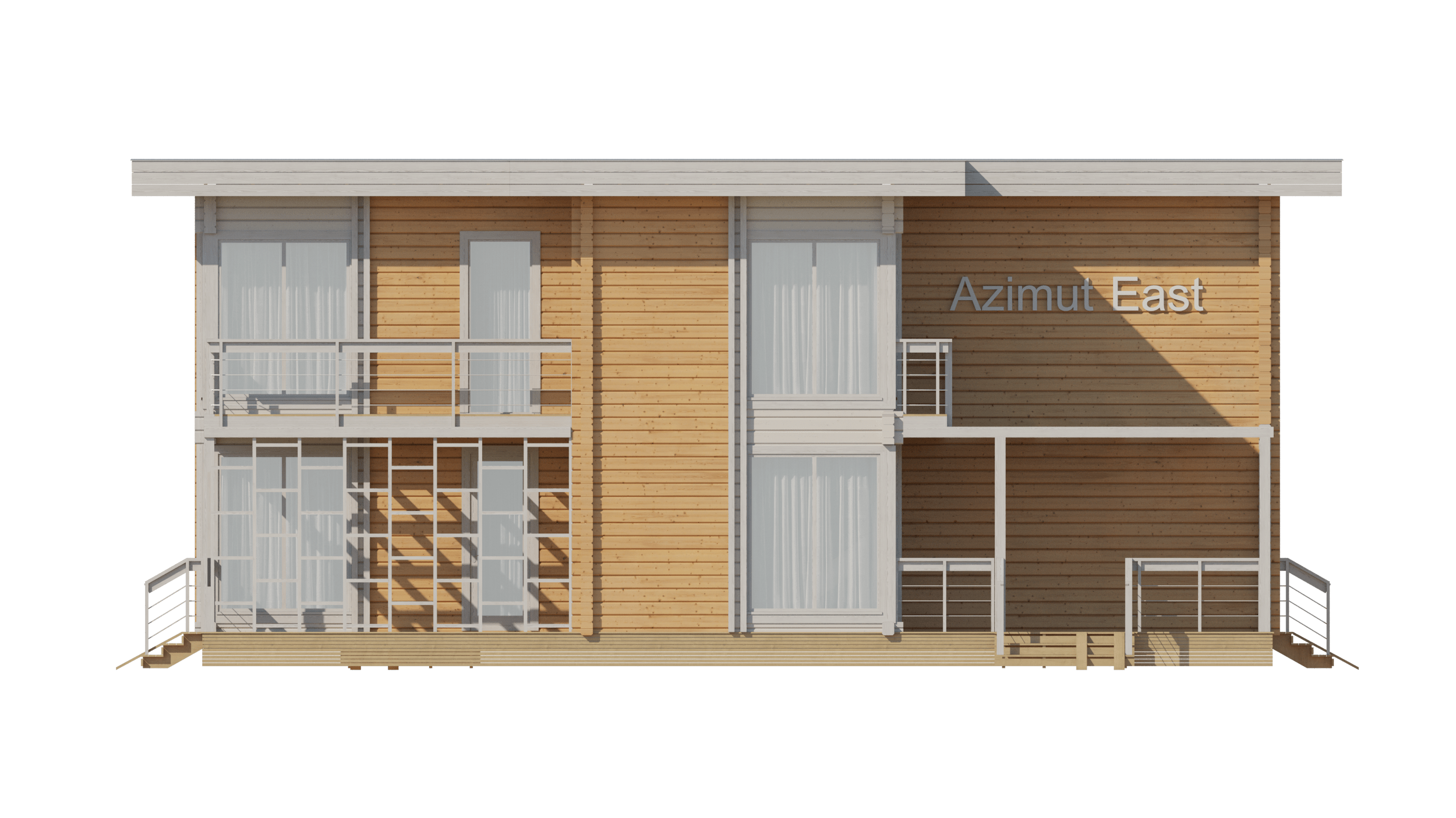 FH «Azimut» — EcoLes Group | Строительство стильных домов из дерева